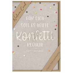 bsb Nature Card Geburtstag Konfetti