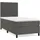 vidaXL Boxspringbett 100 x 200 cm Dunkelgrau