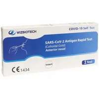 WizBiotech Covid-19 Antigen Corona Schnelltest + Gratis Nanovio Ffp2 20 St Test
