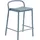 Muuto Hocker Linear Stahl 65 x 65 x 65 cm Blau
