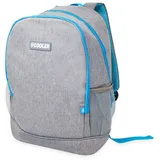 ToCi Kühltasche Kühlrucksack 16 Liter Rucksack Isoliert Kühltasche Thermo Kühlbox Grau, 16 l blau|grau
