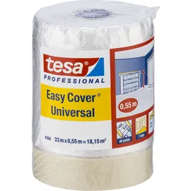 Tesa Abdeckfolie 33m x 55cm Easy Cov. Hellbraun 04368