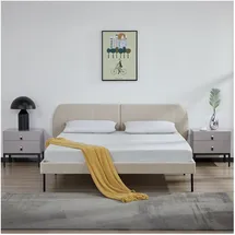 [en.casa] Porvoo 160 x 200 cm Beige