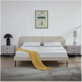 [en.casa] Porvoo 160 x 200 cm Beige
