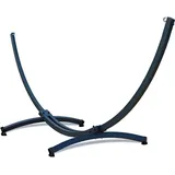 Potenza Aluminium Gestell Outdoor Hängemattengestell XXL 370cm, 200kg I Gestell für Hängematten, Rahmen aus Stahl wetterfest (Basic Graphit)