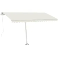 VidaXL Standmarkise 400 x 300 cm creme