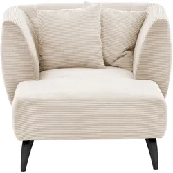 Loveseat INOSIGN "Colori", beige, B:108cm H:84cm T:155cm, 100% Polyester, Sessel