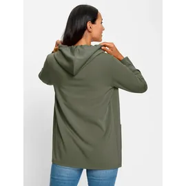 Heine Shirtjacke in Khaki 42