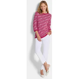GOLDNER Rundhalspullover pink 42