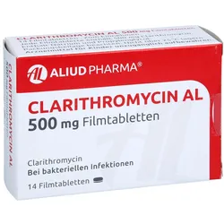Clarithromycin AL 500 mg Filmtabletten 14 St