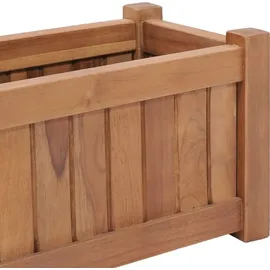 vidaXL Hochbeet Massivholz Teak 50 x 25 x 25 cm