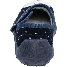 Fischer Markenschuh Klett-Hausschuh Blau 30