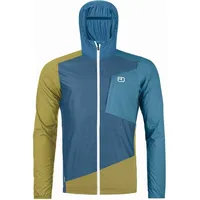 Ortovox Herren Windbreaker Jacke (Größe XL, blau)