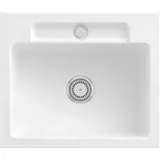 Villeroy & Boch Siluet 60 S stone white + Handbetätigung