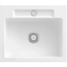 Villeroy & Boch Siluet 60 S stone white + Handbetätigung