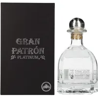 Gran Patrón Tequila PLATINUM Silver 100% de Agave 40% Vol. 0,7l in Geschenkbox