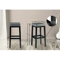 CLP Barhocker Taylor Sitzhöhe 83 cm Metallgestell