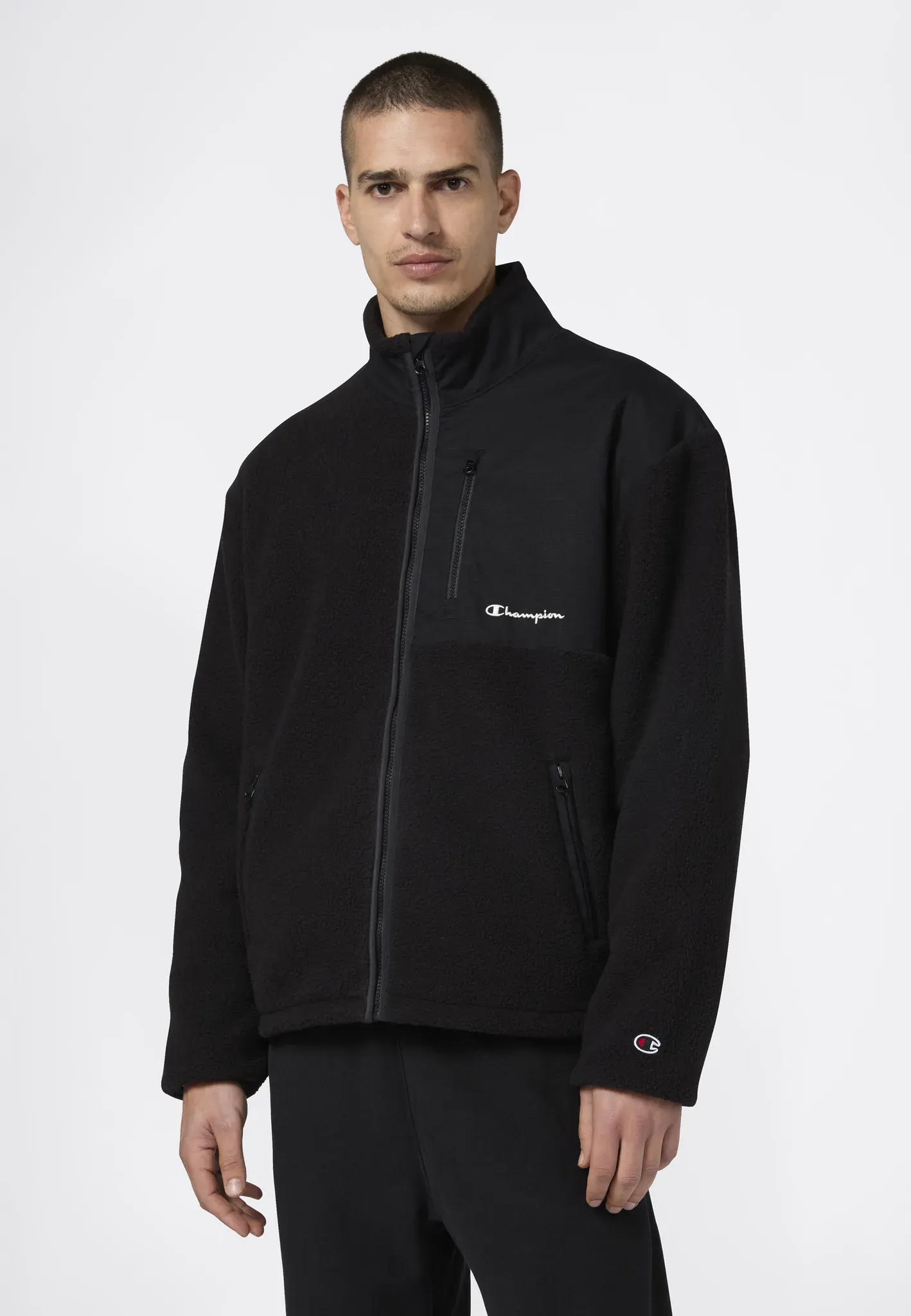 Fleeceweste CHAMPION, Herren, Gr. XL, nbk, nbk, Obermaterial: 100% Polyester, Westen Fleeceweste