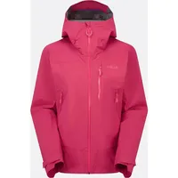 Rab Damen Downpour Mountain Jacke (Größe XL, pink)