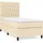 vidaXL Boxspringbett 90 x 200 cm Creme
