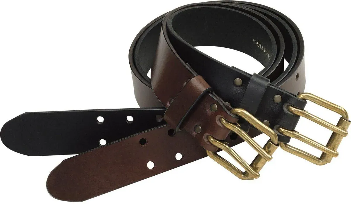 Pinewood Leather Belt 40mm black (400) 75cm