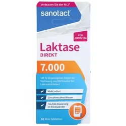 Laktase 7.000 Fcc Mini-tabletten Sanotact