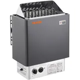 Vevor Saunaofen, 8 kW, 400 V, 3N tragbare Saunaheizung für drinnen & draußen mit 3-Stunden-Timer, integrierte Steuerung für 8–12 m3, gewerbliche Nutzung in der Spa-Dusche von Hotels, max. 110 °C
