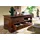 MASSIVMOEBEL24.DE Oxford TV-Board 115x48x50 cm Braun Holz, Massivholz