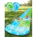 Wasserrutsche 22,5ft Garten Wasserspielzeug Wasserbahn Kinder Sommer Rutsche