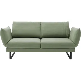 Schöner Wohnen 2-Sitzer "Spin, Multifunktionssofa, bequem und hochwertig verarbeitet", grün, B:228cm H:85cm T:215cm, 100% Polyester, SCHÖNER WOHNEN-KOLLEKTION, Sofas, Drehsitz-Funktion, USB-Anschluss, Armlehnfunktion, Rückenverstellung
