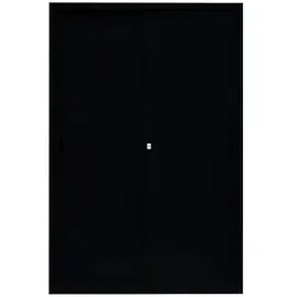 Lüllmann Aktenschrank 120 x 45 x 195 cm schwarz