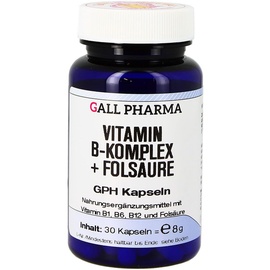 Hecht Pharma Vitamin B-Komplex + Folsäure GPH Kapseln 30 St.