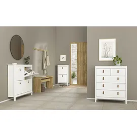 Home Affaire Kommode ¦ weiß ¦ Maße cm, B: 82 H: 99 T: 38.0