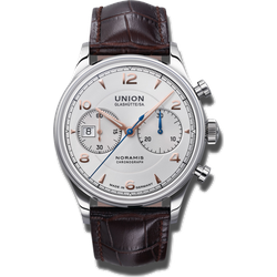 Union Glashütte Noramis Chronograph D012.427.16.037.01 - weiß,braun - 42mm