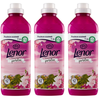 3x Lenor Portofino Konzentrierter Flüssiger Weichspüler 42 Washes 966ml