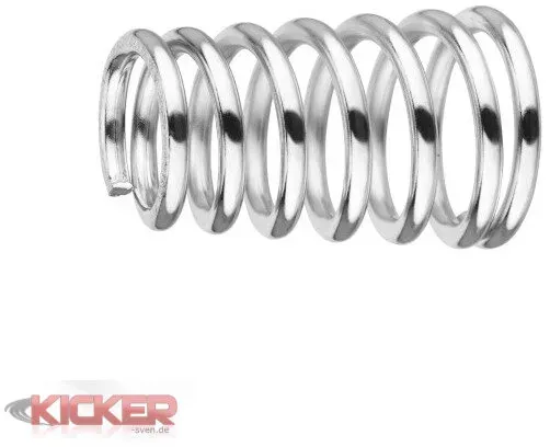 Stahldruckfeder konisch 40mm lang