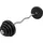 MOVIT Langhantel Hantelset 23,5 - 55 kg schwarz/silber