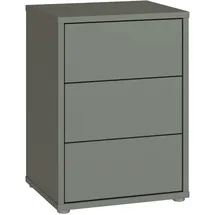Forte Nachtschrank Alice Springs 49,8 x 41,5 x 68,7 cm Grün