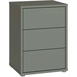 Forte Nachtschrank Alice Springs 49,8 x 41,5 x 68,7 cm Grün