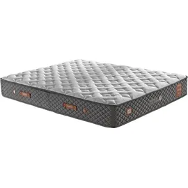 Bambi Thermo Control Boxspringbett-Set PCM-Technologie Temperatur 29cm H3 – Weiß / 140 / 200 - Weiß