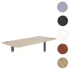 Tischplatte HWC-D40 f√or Schreibtische, Schreibtischplatte, 160x80cm MVG-zertifiziert ~ hellbraun