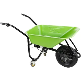 Motorschubkarre ZIPPER, grün, B:64,5cm H:76,5cm L:144cm, Motorschubkarren, ideal für den Transport von Schüttgütern rund um Haus, Hof und Garten