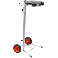 Müllsackständer Abfallsammler fahrbar verzinkt 70-120 L