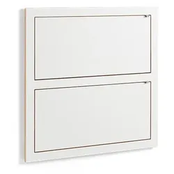 Ambivalenz Fläpps 80x80-2 Regal weiß