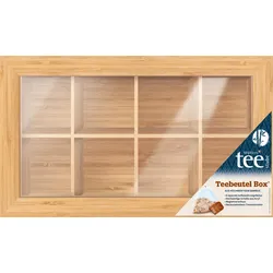 Müllers Teestube Teebeutelbox Bambus 33,5x20cm