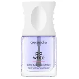 Alessandro Nail Care Pro White Effect Polish Farblack weiß 10 ml