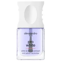Alessandro Nail Care Pro White Effect Polish Farblack weiß 10 ml