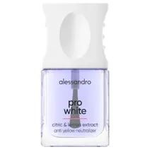 Alessandro Nail Care Pro White Effect Polish Farblack weiß 10 ml