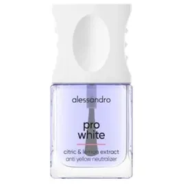 Alessandro Nail Care Pro White Effect Polish Farblack weiß 10 ml