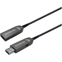 Vivolink USB-A 5 m Schwarz